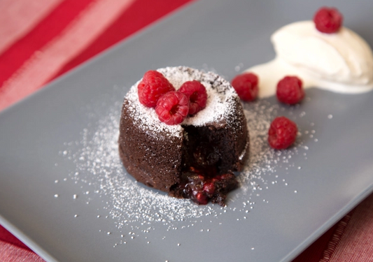 MOLTEN CAKE RASPBERRY (9 PIECES)
