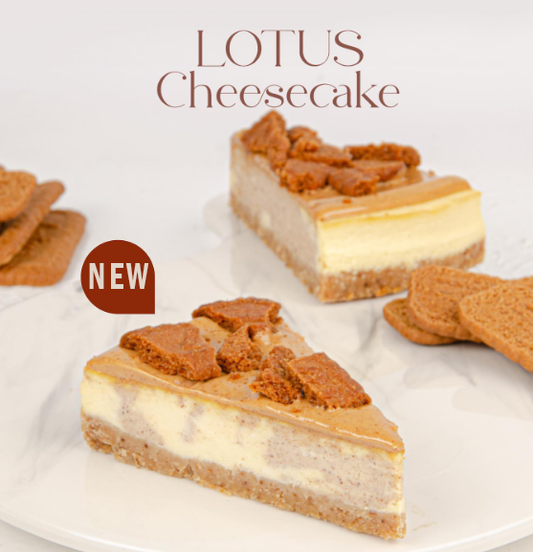 (ARRIVING SOON) LOTUS CHEESECAKE (12 SLICES)